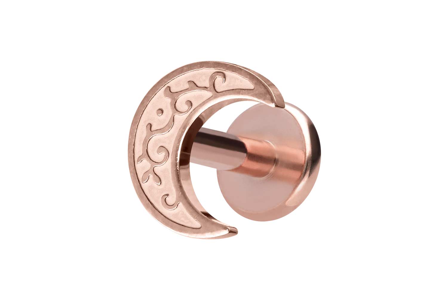 Titan Labret Piercing mit Innengewinde MOND